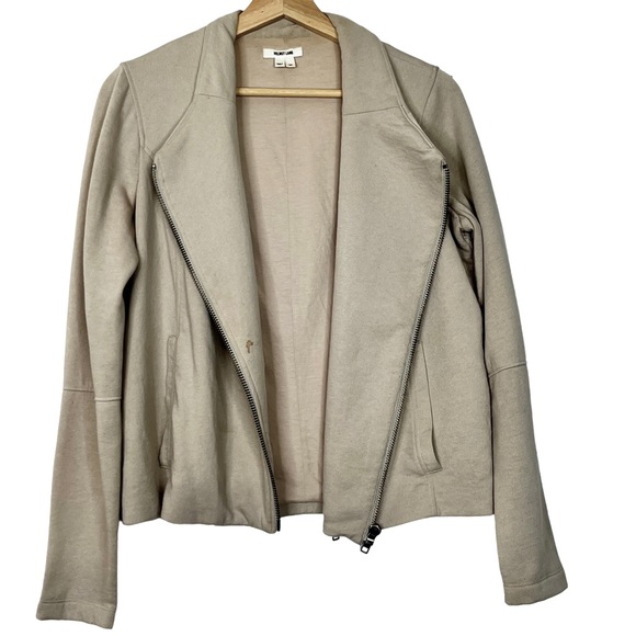 Helmut Lang Double Zip Jersey Knit Moto Jacket - Picture 2 of 15